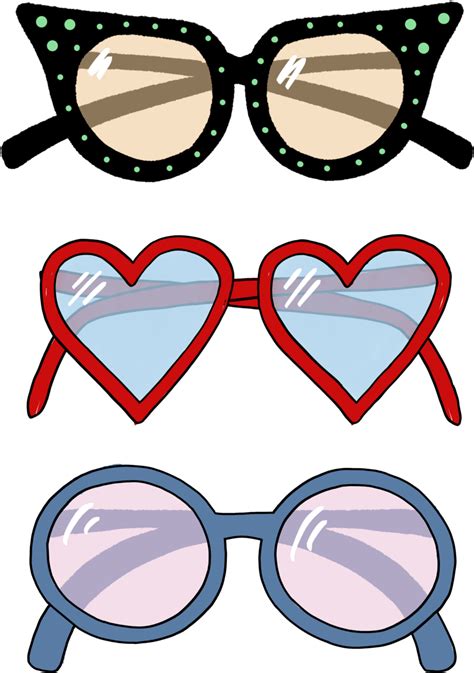 elton john glasses transparent background